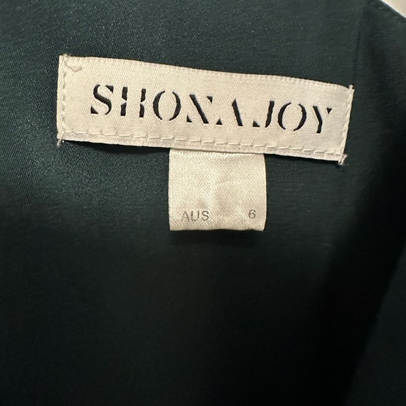 Shona Joy. Size AUS 6/ US size 2. Dark green midi dress. Worn once. - Picture 4 of 4
